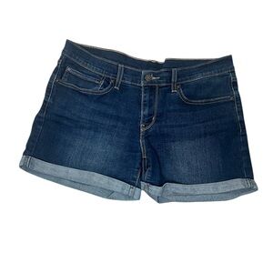 Levi's Dark Blue Jean Shorts for Women